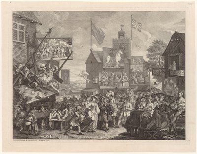 Vásár Southwarkban alkotó: William Hogarth