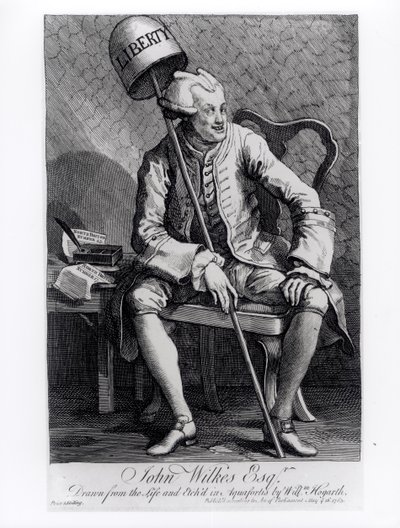 John Wilkes (1727-97) 1763 alkotó: William Hogarth