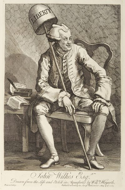 John Wilkes alkotó: William Hogarth
