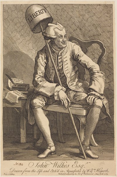 John Wilkes, Esq. alkotó: William Hogarth