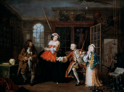 Házasság A-la-Mode: 3. The Inspection, c1743 alkotó: William Hogarth
