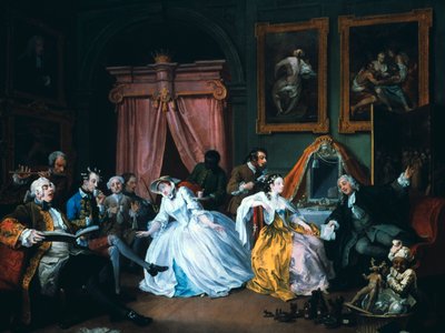 Házasság A-la-Mode: 4. The Toilette, 1743 alkotó: William Hogarth