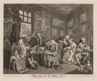 Divatos esküvő alkotó: William Hogarth