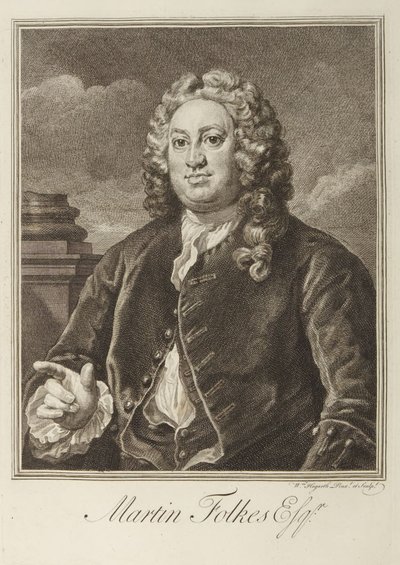 Martin Folkes alkotó: William Hogarth