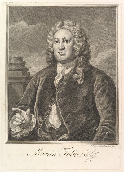 Martin Folkes, 1742. alkotó: William Hogarth