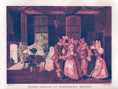 William Hogarth maskarádé a Somerset House-ban alkotó: William Hogarth