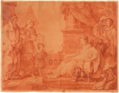 Mózes elhozta a fáraó leányát alkotó: William Hogarth