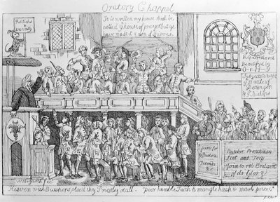 Oratory Chapel, 1746 körül alkotó: William Hogarth
