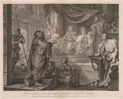 Pál Félix előtt (Nagy tányér) alkotó: William Hogarth