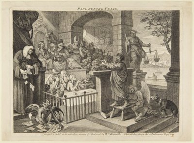 Pál Félix előtt alkotó: William Hogarth
