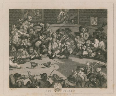 Pit Ticket alkotó: William Hogarth