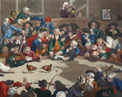 Pit Ticket, 1759. november 5., illusztráció a „Hogarth Restored: The Whole Works of the híres William Hogarth, re-graves by Thomas Cook”, pub. 1812 (kézzel színezett metszet) alkotó: William Hogarth