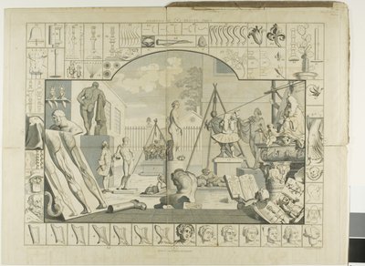 Első tábla, A szépség elemzéséből alkotó: William Hogarth