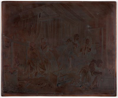 Ötödik tábla „Egy prostituált életútja” című sorozatból alkotó: William Hogarth