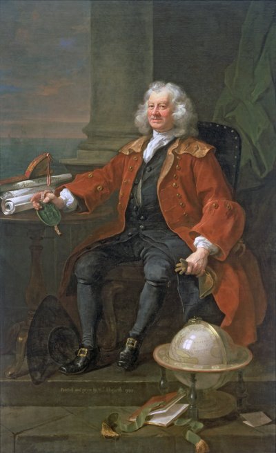 Coram kapitány (kb.1668-1751) portréja 1740 alkotó: William Hogarth