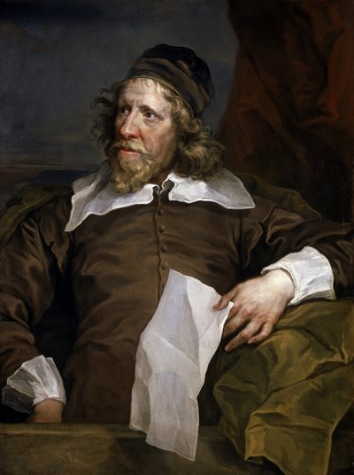 Inigo Jones (1573-1652) portréja, díszlettervező és építész, aki franciaországi és olaszországi tartózkodásai után a reneszánsz építészetet vezette be a brit királyi udvarba. alkotó: William Hogarth