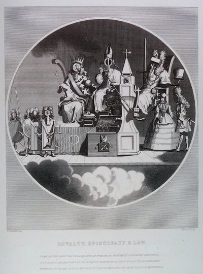 Jogdíj, püspökség és jog alkotó: William Hogarth
