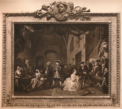 Jelenet a The Beggars Opera VI, 1731-ből alkotó: William Hogarth