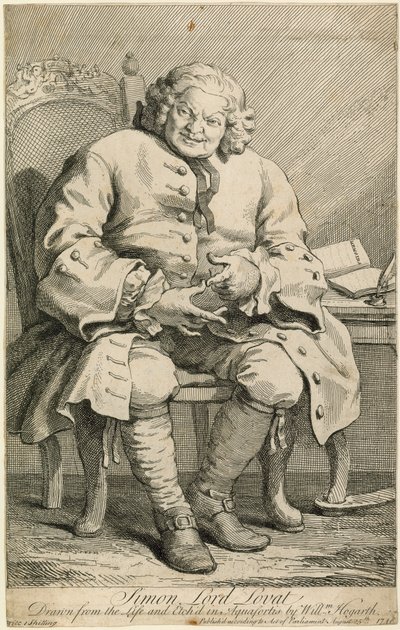 Simon Lord Lovat alkotó: William Hogarth
