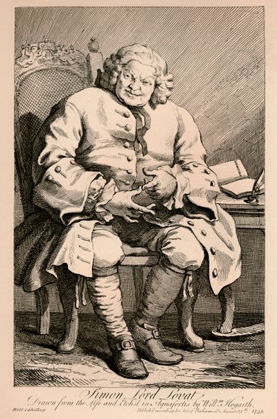 Simon, Lord Lovat, 1746 alkotó: William Hogarth