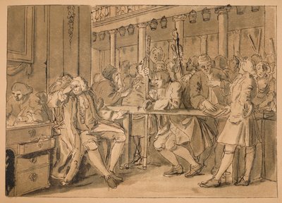 Vázlat az iparhoz és a tétlenséghez – X. tábla, 1747 alkotó: William Hogarth