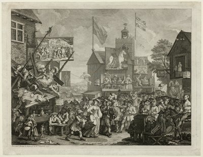Southwark Vásár alkotó: William Hogarth