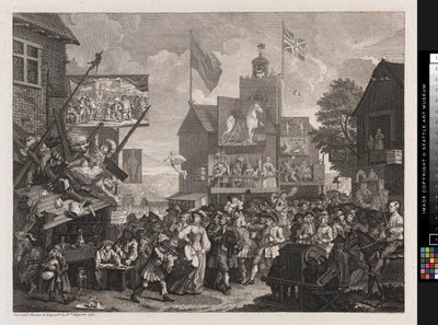 Southwark Vásár alkotó: William Hogarth