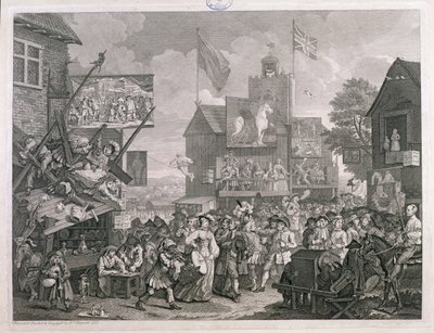 Southwark Vásár alkotó: William Hogarth