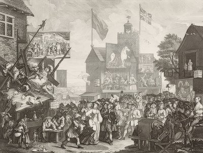 Southwark Vásár. 1733 alkotó: William Hogarth
