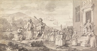 Tanulmány az alapítóknak alkotó: William Hogarth