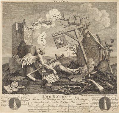Tailpiece, vagy a Bathos alkotó: William Hogarth
