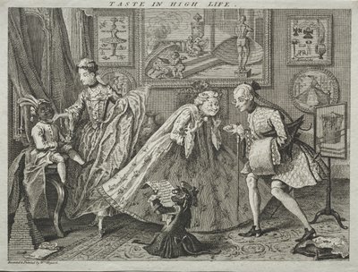 Ízlés a felső társaságban alkotó: William Hogarth