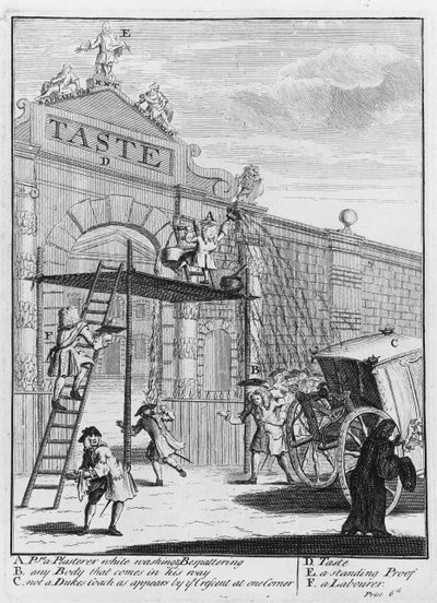 Taste, Burlington Gate, 1732 alkotó: William Hogarth