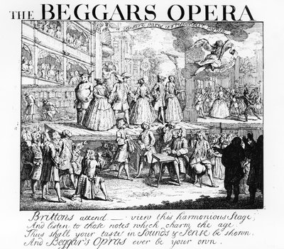 A koldusopera burleszk, 1728 alkotó: William Hogarth