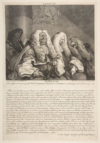 A pad, 1758. szeptember. alkotó: William Hogarth