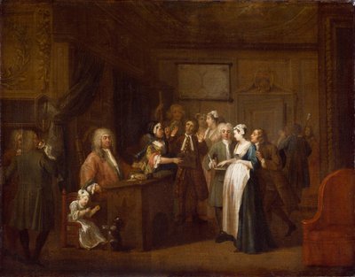 A feljelentés alkotó: William Hogarth