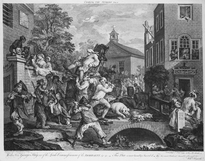 A választás, a tag elnöke, 1758 alkotó: William Hogarth
