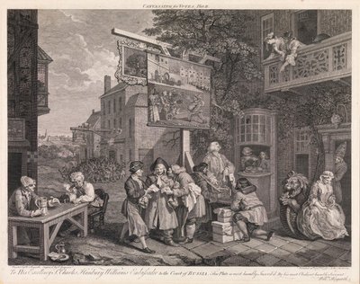 A választás, 2. tábla: „Szavazatszerzés” alkotó: William Hogarth