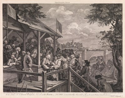 A választás, 3. tábla: „A szavazás” alkotó: William Hogarth