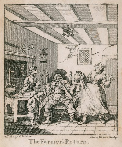 A gazda visszatérése alkotó: William Hogarth