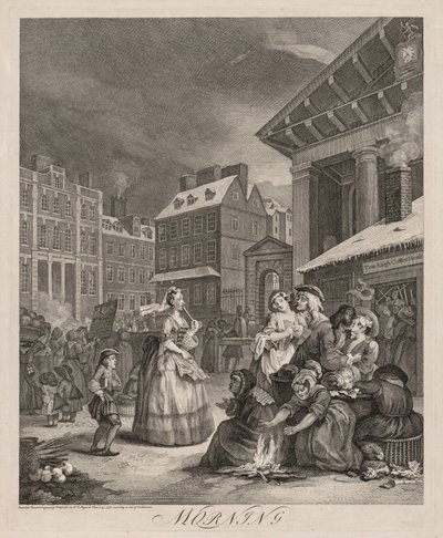 A nap négyszerese, 1738. alkotó: William Hogarth