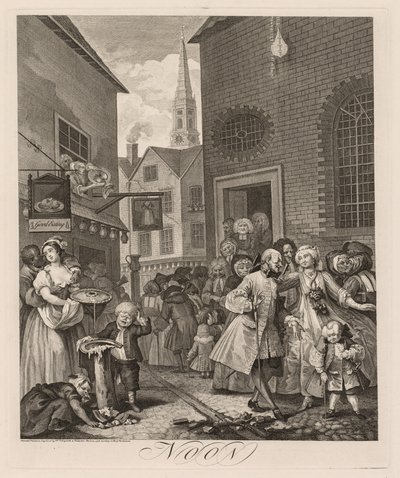 A nap négy időpontja: Dél alkotó: William Hogarth