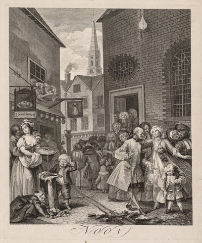 A nap négy időpontja: Dél alkotó: William Hogarth