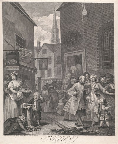 A nap négy szakasza, II. tábla: Dél alkotó: William Hogarth