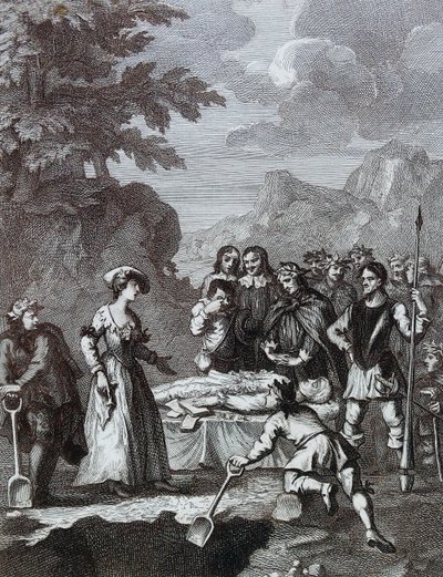 Chyrstom és Marcella temetése önmagát igazolja” William Hogarth alkotó: William Hogarth