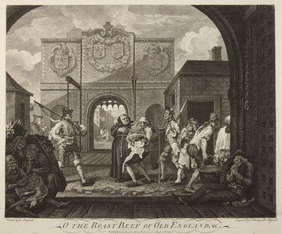Calais kapuja, avagy a régi Anglia marhasültje alkotó: William Hogarth