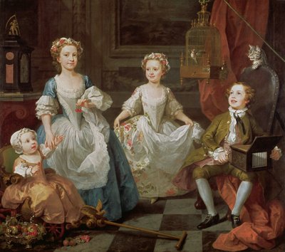 A Graham-gyermekek, 1742 alkotó: William Hogarth