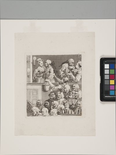 A nevető közönség (rézkarc és metszet) alkotó: William Hogarth