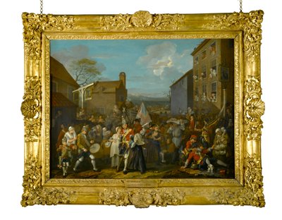 Az őrök menete Finchley-be, 1750 alkotó: William Hogarth