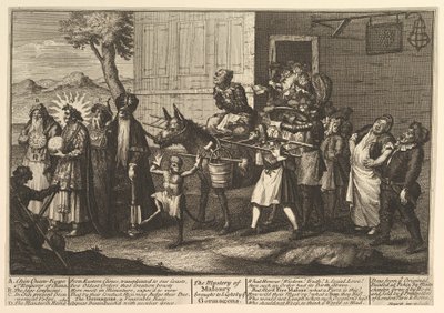 The Mystery of Masonry Brought to Day by the Go..., [elõször 1724 decemberében jelent meg] késõbbi újrakiadás. alkotó: William Hogarth